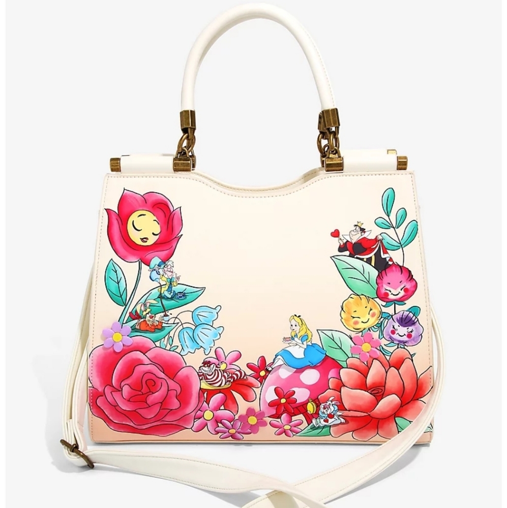 Loungefly Alice in Wonderland Flowers Handbag
